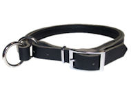 Adjustable Leather Slip Collar with Solid NICKEL h.w. for training dogs Adjustable Leather Slip Collar with Solid NICKEL h.w. for training dogs