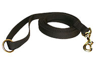 6FT Deluxe Nylon Lead with Swivel Snap for schutzhund dogs