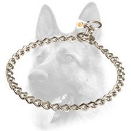 New Stainless Steel Dog Choke Collar - 51112 (55) 1/9 inch (3.00 mm) New Stainless Steel Dog Choke Collar - 51112 (55) 1/9 inch (3.00 mm)