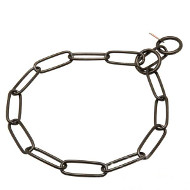 Herm Sprenger Black Stainless Steel Dog Fur Saver - 1/9 inch (3 mm) Herm Sprenger Black Stainless Steel Dog Fur Saver - 1/9 inch (3 mm)