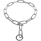 Amazing Fur Saving Dog Collar of Chrome Plated Steel - 51604(02) 1/6 inch (4.00 mm) Amazing Fur Saving Dog Collar of Chrome Plated Steel - 51604(02) 1/6 inch (4.00 mm)