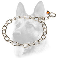 Shiny Stainless Steel Fur Saver for Dog Obedience Training - 51541 (55) 1/9 inch (3.00 mm) Shiny Stainless Steel Fur Saver for Dog Obedience Training - 51541 (55) 1/9 inch (3.00 mm)