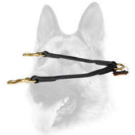 Ultimate Quality Leather Dog Coupler Ultimate Quality Leather Dog Coupler