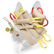 Awesome Set of Jute Bite Tugs for Dog Training Awesome Set of Jute Bite Tugs for Dog Training
