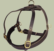 Padded Pulling Harness for Dog-Leather Dog Harness Padded Pulling Harness for Dog-Leather Dog Harness