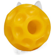 Challenging Bright Treat Dispensing Ball for Small Dog Breeds - Small Challenging Bright Treat Dispensing Ball for Small Dog Breeds - Small