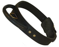 Latigo Leather Agitation Dog Collar With Handle for DOG Latigo Leather Agitation Dog Collar With Handle for DOG