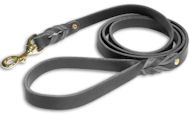 DOG Leather Dog Leash Double Braided 3/4 Inch DOG Leather Dog Leash Double Braided 3/4 Inch