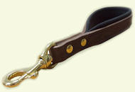 Short leather dog leash- Schutzhund dog leash Short leather dog leash- Schutzhund dog leash