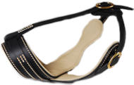 Leather Nappa Padded Dog Muzzle for all breeds Leather Nappa Padded Dog Muzzle for all breeds