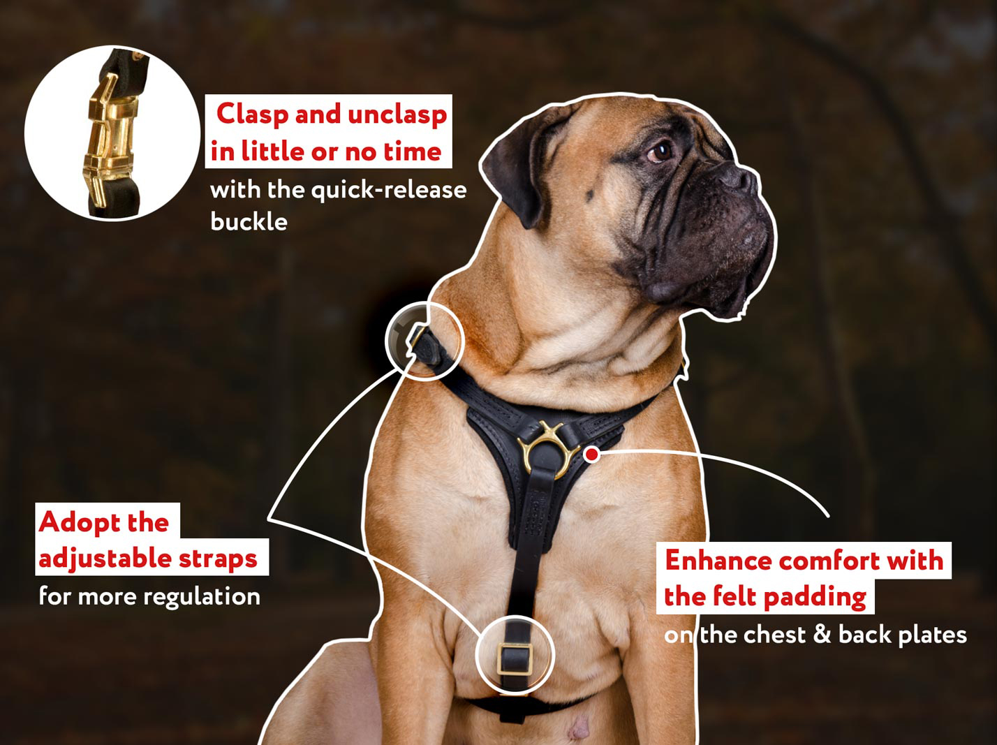 Tracking / Walking Leather Dog Harness-Padded Design Schutzhund Harness Tracking / Walking Leather Dog Harness-Padded Design Schutzhund Harness