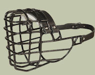 Schutzhund Wire Basket Dog Muzzle for winter Schutzhund Wire Basket Dog Muzzle for winter