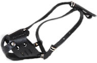 Fully Functional Anti-Barking Leather Dog Muzzle for Schutzhund Training Fully Functional Anti-Barking Leather Dog Muzzle for Schutzhund Training