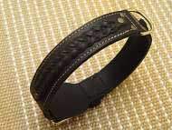Custom Dog Collar Gorgeous Wide 2 Ply Leather Dog Collar Custom Dog Collar Gorgeous Wide 2 Ply Leather Dog Collar
