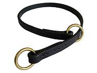 Schutzhund dog colar - Silent leather training choke collar Schutzhund dog colar - Silent leather training choke collar