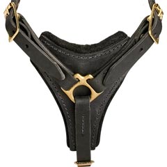 Non-restrictive comfortable dog harness