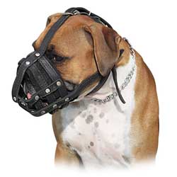 Comfortable lightweight dog muzzle