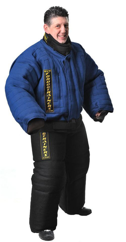 Tear-resistant body protection bite suit