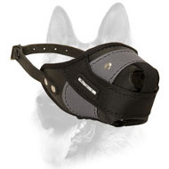 Heavy-Duty Leather Nylon Dog Muzzle for Attack/ Agitation Training Heavy-Duty Leather Nylon Dog Muzzle for Attack/ Agitation Training