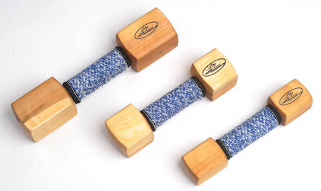 Schutzhund Obedience Dumbbells-Wooden Dog Dumbbells French linen