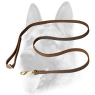 Leather Dog Leash Properly Stitched in Major Locations Leather Dog Leash Properly Stitched in Major Locations