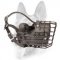 Wire Cage Canine Muzzle Covered with Rubber for Schutzhund Trained Dogs