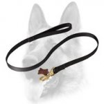 Police tracking dog leash made of nylon with ring on the handle