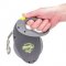 'Easy Walking' Retractable Nylon Dog Leash with 2 Modes of Braking System for Small- & Medium-Sized Breeds