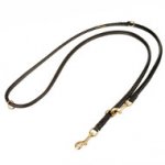 Multimode Leather Round Leash for Excellent Control of Your Dog