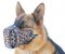 Stylish Hand-Painted Leather Dog Muzzle