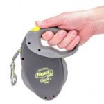 'Easy Walking' Retractable Nylon Dog Leash with 2 Modes of Braking System for Small- & Medium-Sized Breeds