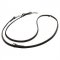 Multifunctional Leather Dog Leash with Stainless Steel Snap Hooks