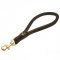 Fast Grab Round Genuine Leather Dog Lead