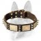 Exquisite Canine Collar for All Dog Breeds - Handmade Working Leather Collar