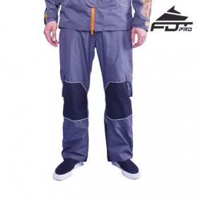 "Pro Pants" Dark Grey Color with Orange Trim