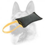 Professional Leather Bite Tug with 1 Handle for Dog Training