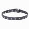 Leather Dog Collar with Nickel Plated Stars