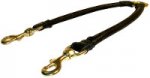 Double Round Leather Dog Coupler