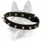 Spiked Leather Decorated Dog Collar For All Dog Breeds