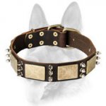 Exquisite Canine Collar for All Dog Breeds - Handmade Working Leather Collar