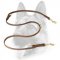 Schutzhund Convertible Leather Dog Leash for Training, Walking, Tracking