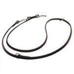 Multifunctional Leather Dog Leash with Stainless Steel Snap Hooks