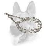 Stunning Quality Dog Chrome Plated Pinch Prong Collar - 50136 (02) 1/11 inch (2.25 mm)