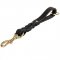 Short Leather Pull Tab Dog Leash