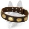 High Quality Gorgeous Vintage Dog Leather Collar