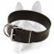 Dependable Leather Dog Collar-Classic Schutzhund Dog Breeds Collar
