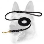 Perfect Show Leather Dog Leash