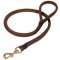 Natural Rolled Leather Dog Leash