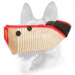 Handmade Jute Half Bite Sleeve for Puppy Training