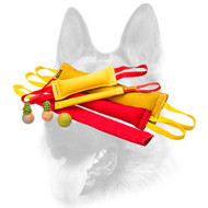 Super Durable French Linen Set of Dog Bite Tugs with 3 Gifts